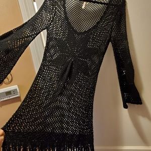 Loose knit overdress